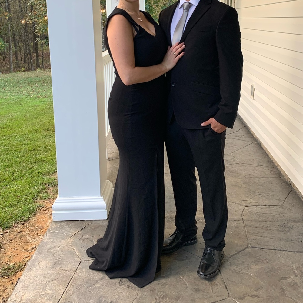 Formal black dress